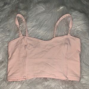 pink tank top